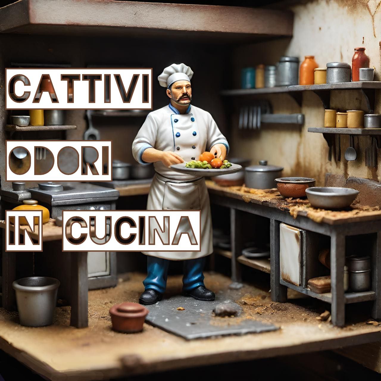 cattivi odori nella cucina del ristorante