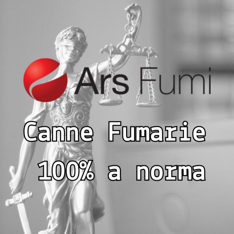 canne fumarie a norma di legge