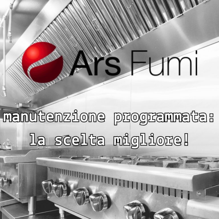 manutenzione programmata canne fumarie